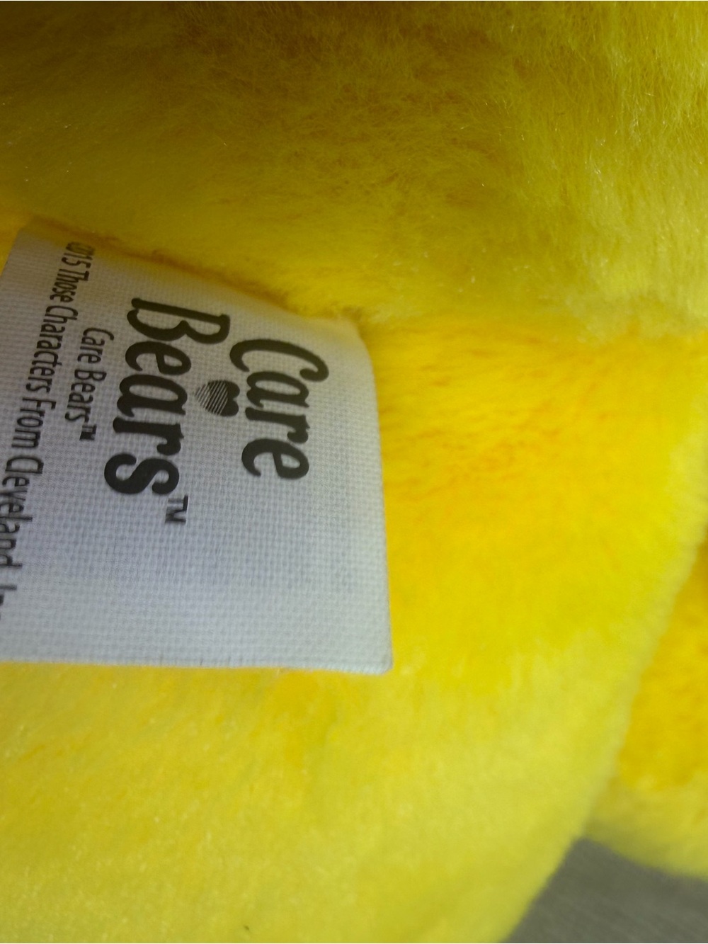 2015 Care Bears Funshine Bear Jumbo Plush 20" Yellow Sun Cute - Picture 4 of 4